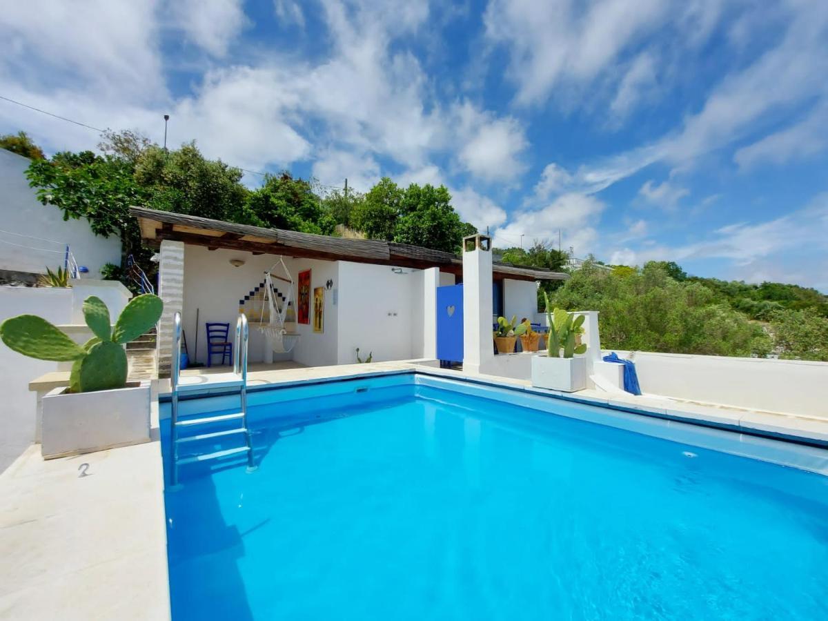 Blu Suite Cottage Sul Mare E Swimming Pool Tricase Eksteriør billede
